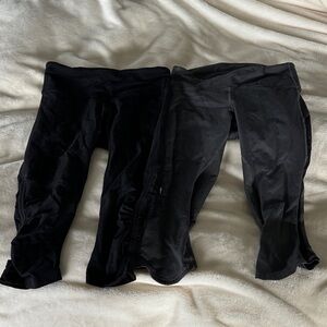 Lululemon cropped leggings *selling both pairs together*